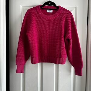 Old Navy Fuchsia Crew Neck Sweater